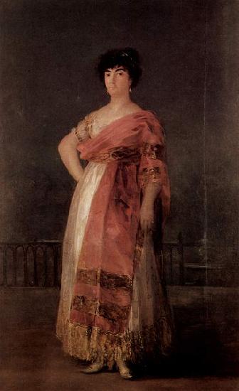 Francisco de Goya La Tirana oil painting picture